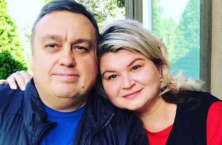 Sergey Lebedenko, 53, and his wife, Galina, 48