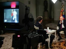 Tucker Carlson with Putin