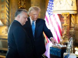 Orbán Viktor with Donald Trump