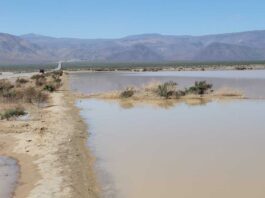 Death Valley lake