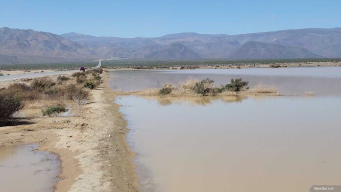 Death Valley lake