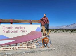 Death Valley lake