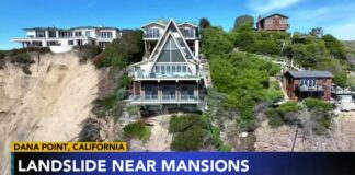 Dana point landslide