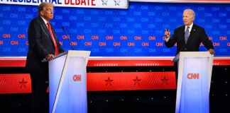 “Был бы настоящий президент, которого Путин уважал, он бы не напал на Украину” Biden Trump debate