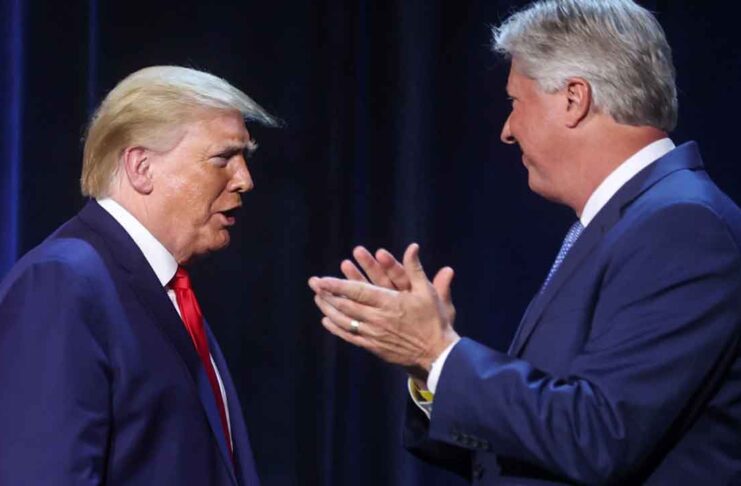 Robert Morris and Donald Trump