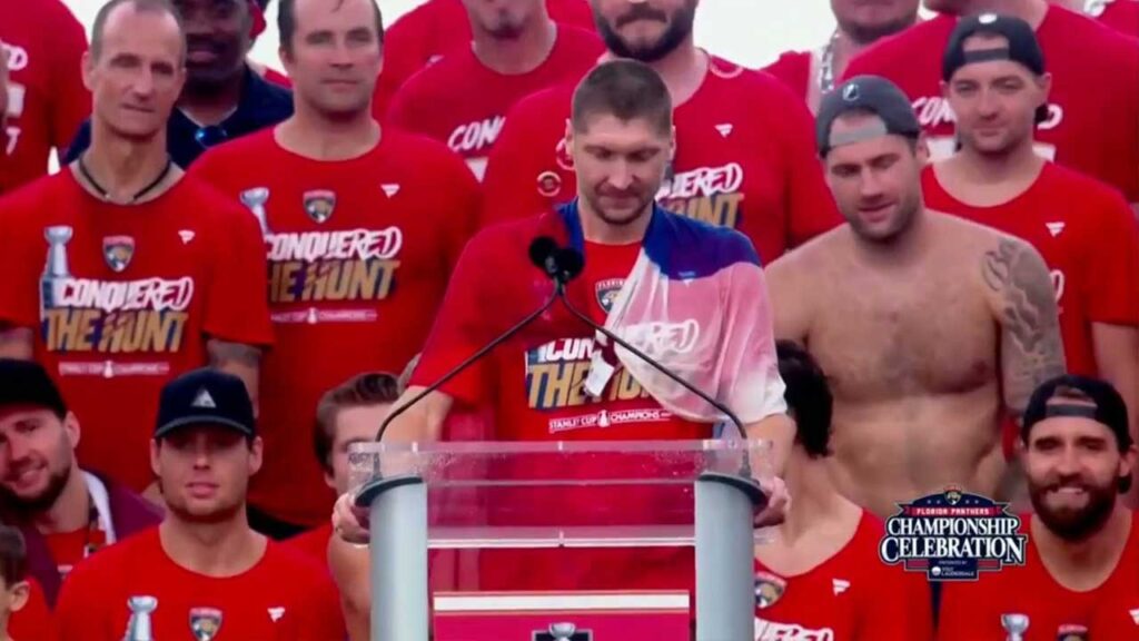 Bobrovsky, Stanley Cup, Miami, Fl.