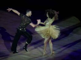 Natalie Gumede with Artem Chigvintsev