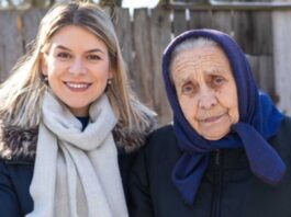 Elderly Russian lady