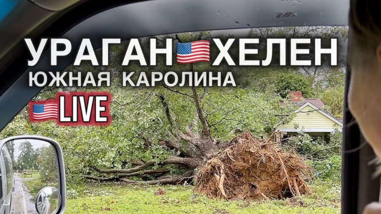 Русскоязычный блогер рассказал о последствиях урагана Хелен в Южной Каролине