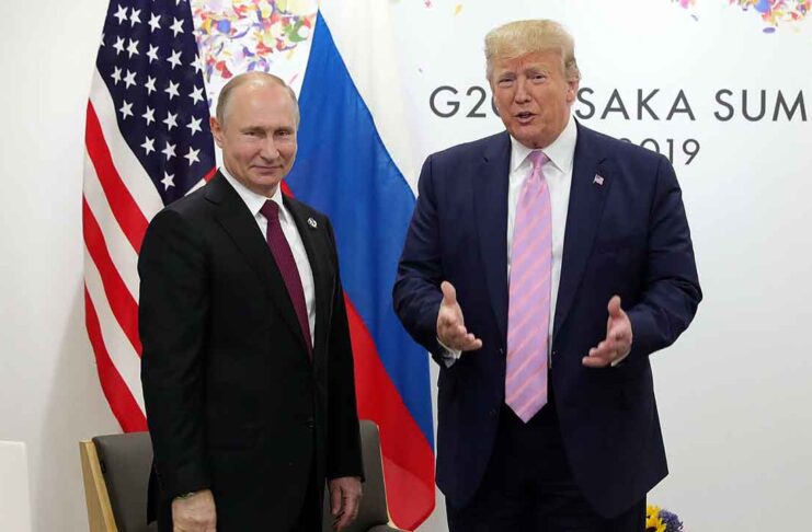 Vladimir Putin and Donald Trump