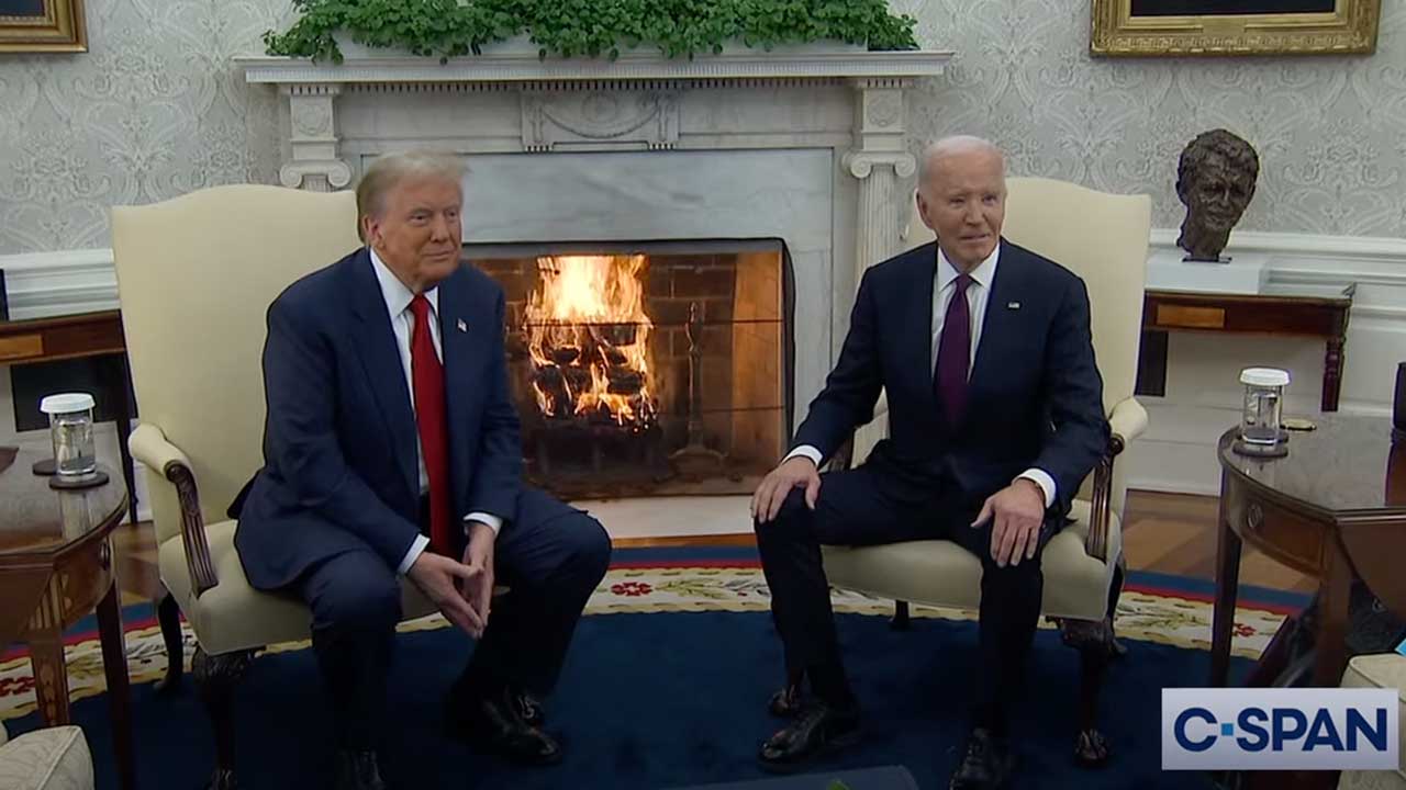 Дональд Трамп и президент Джо Байден провели “теплую встречу” в Белом доме President Biden and Trump at White House