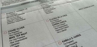 Двое граждан Украины арестованы за незаконное участие в выборах в США US Election 2024 ballot