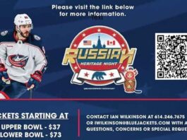 Russian heritage night, hockey