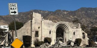 В Калифорнии выгорел целый город Altadena fire