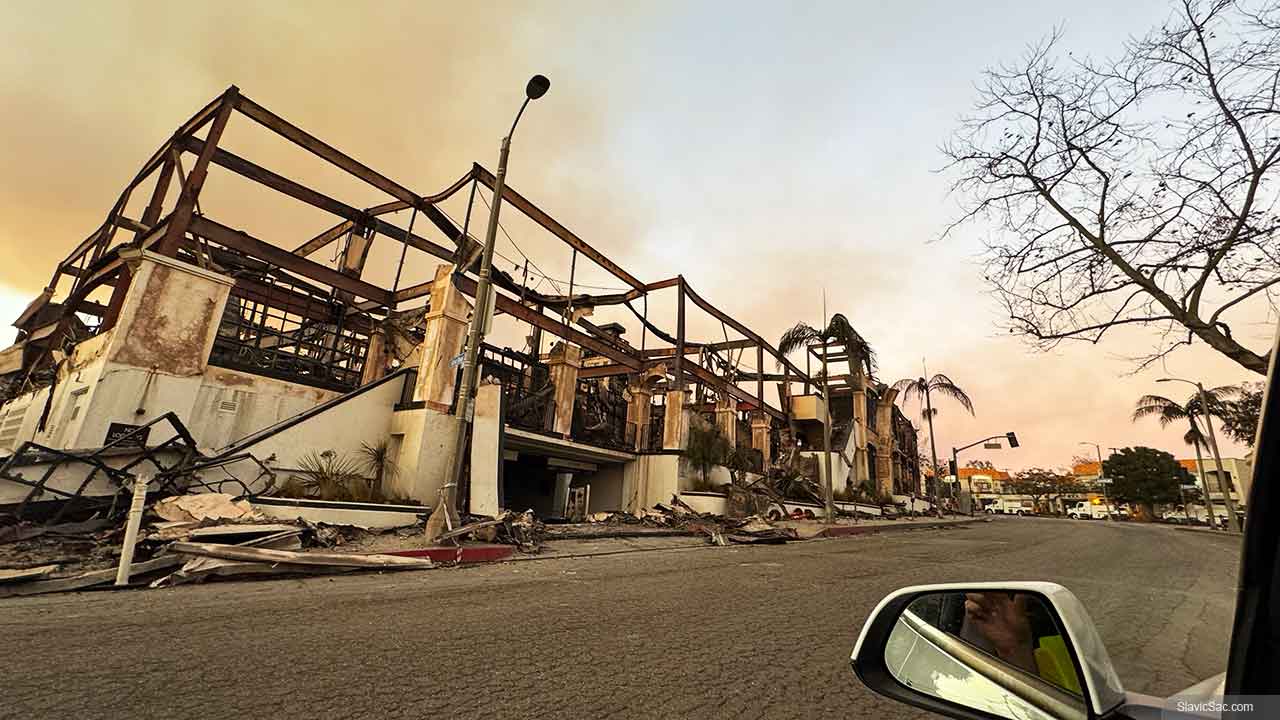 Pacific Palisade fire