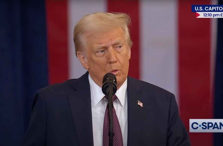 President Donald Trump 2025 Inaugural Address