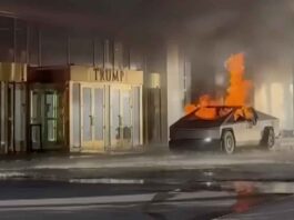 Trump International Hotel, Las Vegas. Cybertruck blast
