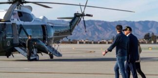 Трамп посетил Калифорнию, раскритиковал власти, но обещал помочь  Trump meets Newsom in Los Angeles, Ca