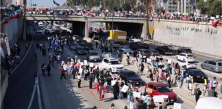 В Лос-Анджелесе прошли протесты против иммиграционной политики Трампа La protest