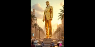 Трамп представил концепцию своей золотой статуи в Газе Trump Gaza