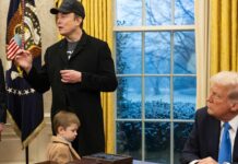 Trump and Musk at the White House
