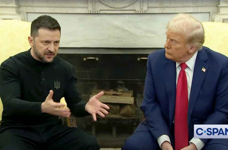 Zelensky and Trump