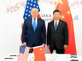 Trump with Chinese-President Xi Jinping