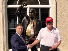 Trump statue