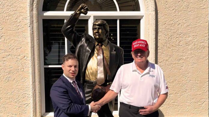 Trump statue