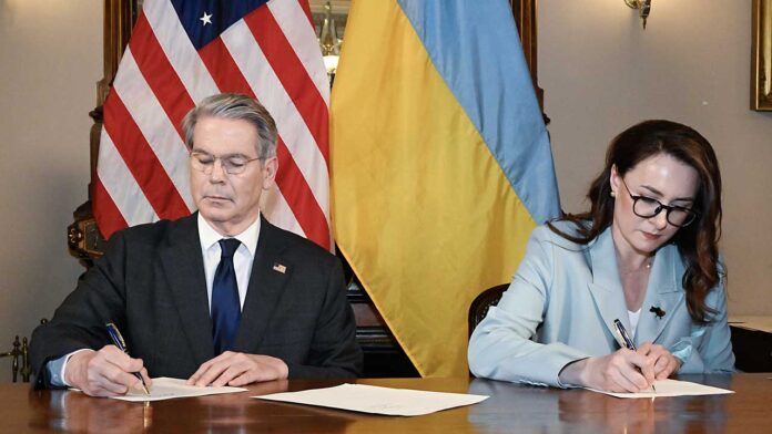United States and Ukraine signed an agreement to establish the United States-Ukraine Reconstruction Investment Fund