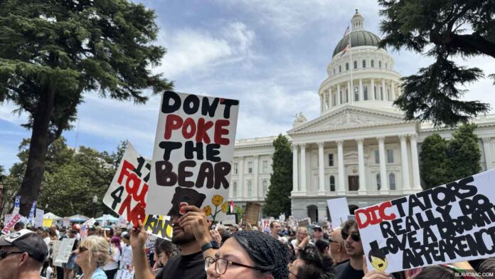 No Kings protest