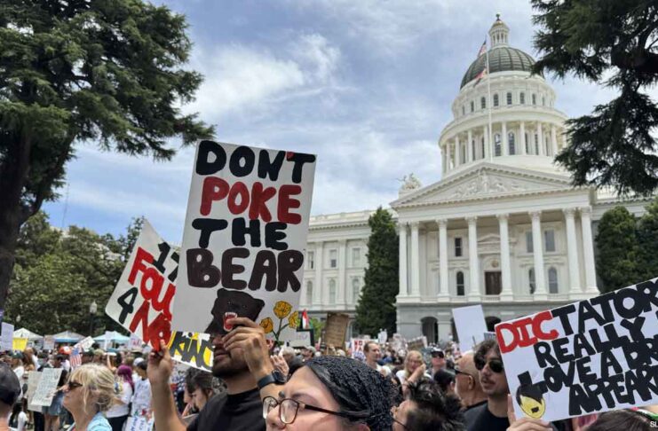 No Kings protest