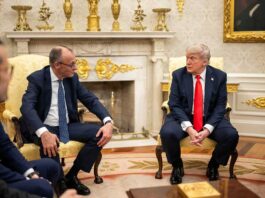 Trump with Friedrich-Merz