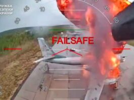 Ukrainian drone attack over Russia