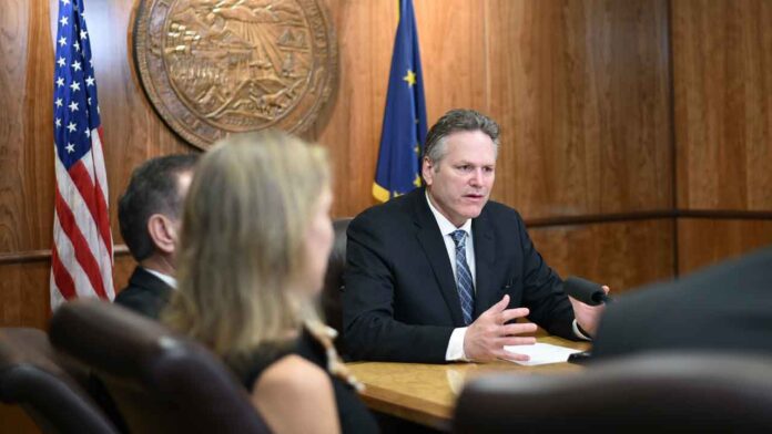 Governor Mike Dunleavy. Juneau, Alaska