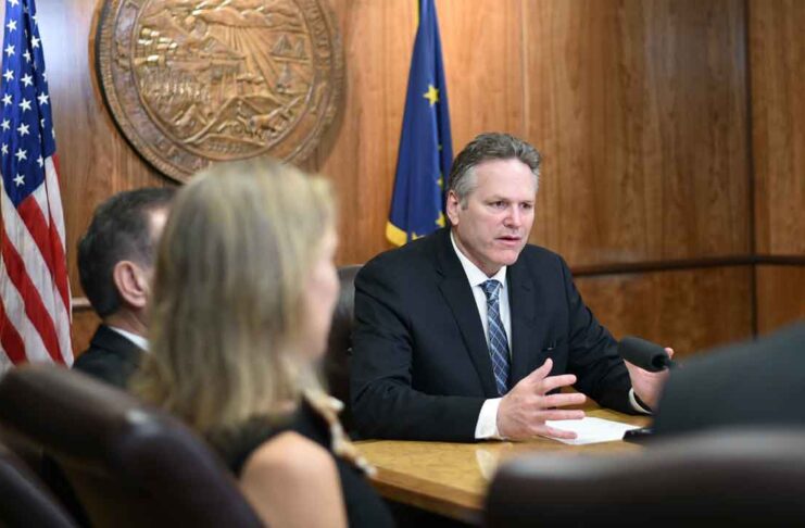 Governor Mike Dunleavy. Juneau, Alaska