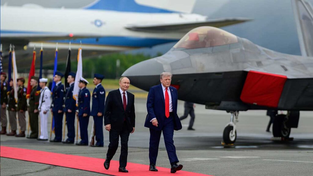 Trump with Putin in Alaska