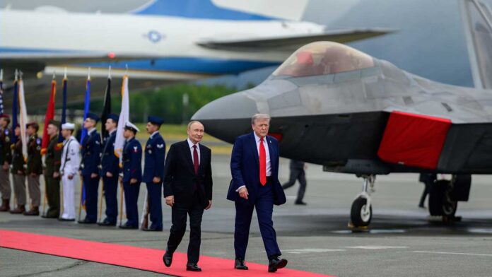 Trump with Putin in Alaska