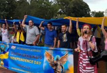 “Мы у океана, но мысленно у Днепра” Ukrainian at the White House