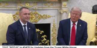 Трамп: «США отреагируют, если не устроят решения Путина» Trump and President of the Republic of Poland