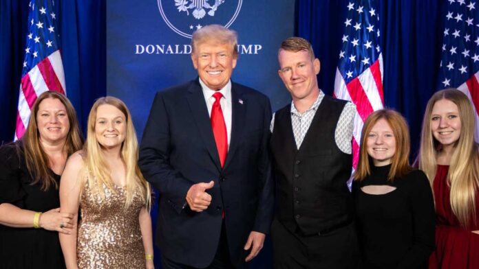 Jon Paul Sheptock with Trump