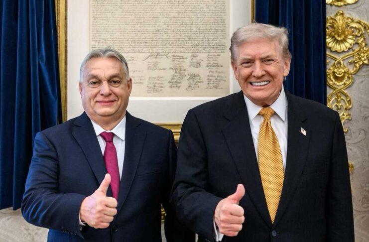 President Donald J. Trump and Hungarian Prime Minister Viktor Orbán.