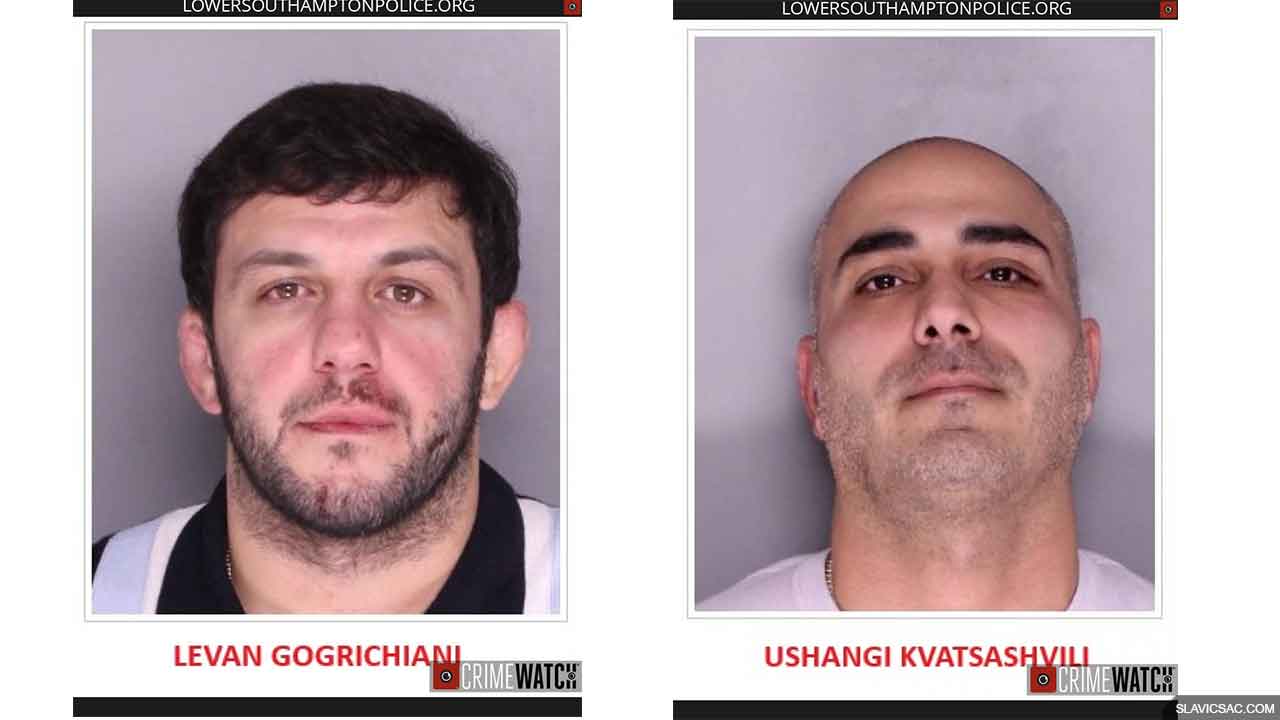 Двое грузин арестованы после драки в ресторане в Пенсильвании KVATSASHVILI and GOGRICHIANI