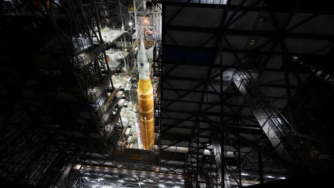 NASA’s Artemis II Moon Rocket on Way to Launch Pad