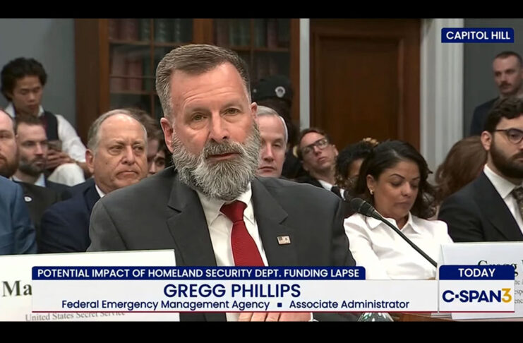 FEMA disaster response official Gregg Phillips