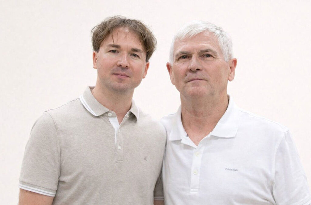 Алексей Федун и его 74-летний отец Владимир Федун