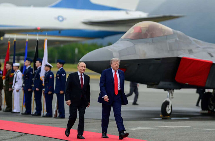 Trump with Putin in Alaska
