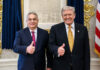 President Donald J. Trump and Hungarian Prime Minister Viktor Orbán.
