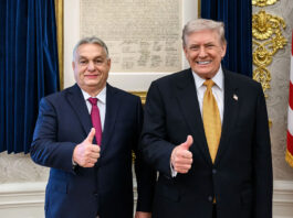 President Donald J. Trump and Hungarian Prime Minister Viktor Orbán.