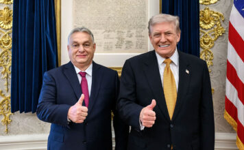 President Donald J. Trump and Hungarian Prime Minister Viktor Orbán.